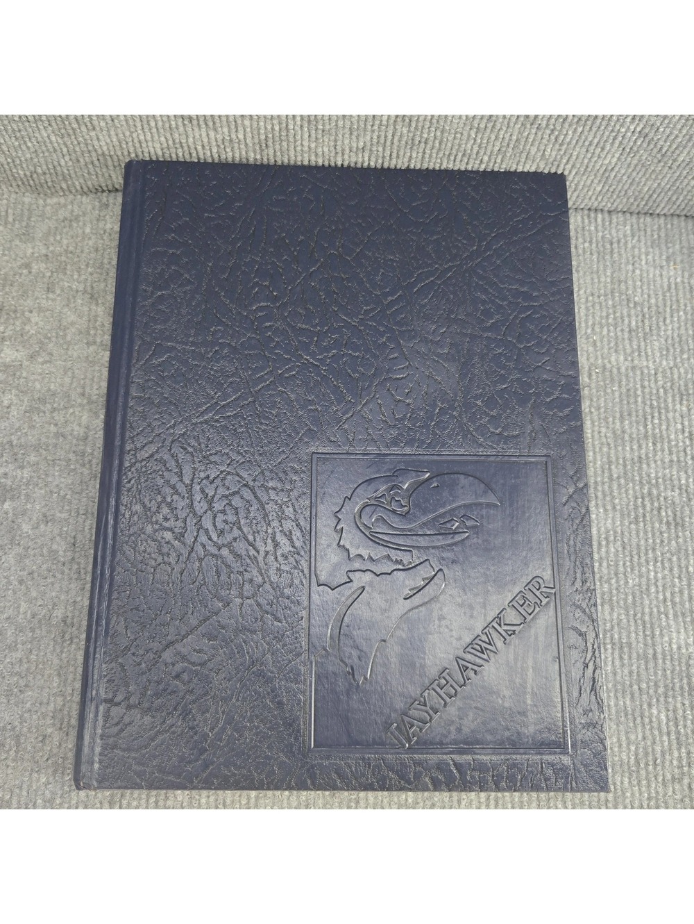 Jayhawk High School Yearbook Hardcover Blue (Jayhawker) Hardcover